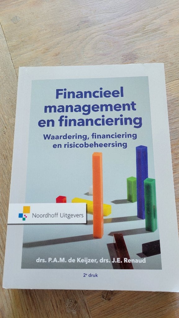 Nieuw HBO studieboek: Financieel management en financiering, Boeken, Studieboeken en Cursussen, Ophalen of Verzenden, Alpha, Zo goed als nieuw