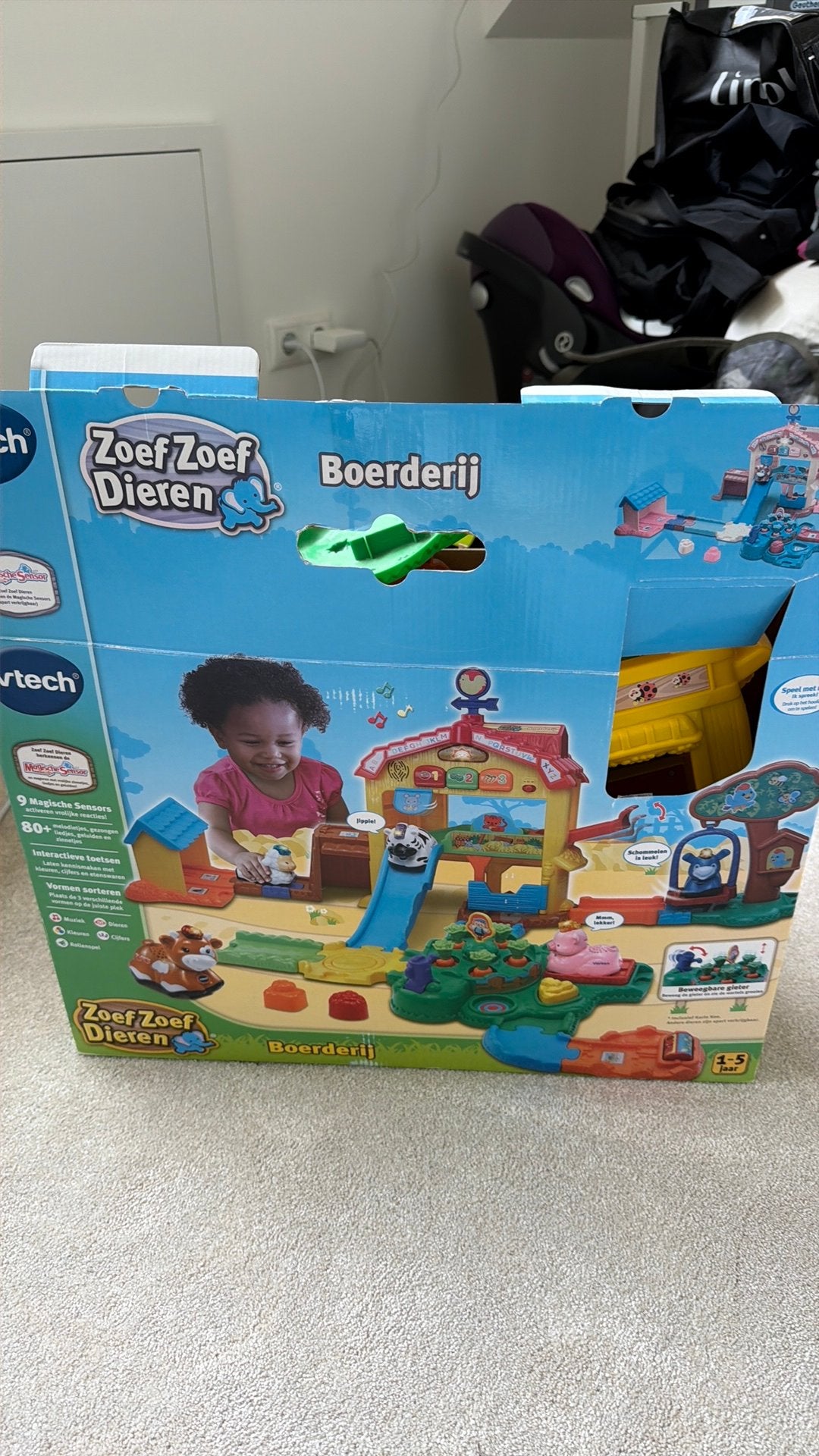 Zoef zoef dieren boerderij + avonturenpaden, Kinderen en Baby's, Speelgoed | Vtech, Ophalen, Gebruikt, 2 tot 4 jaar