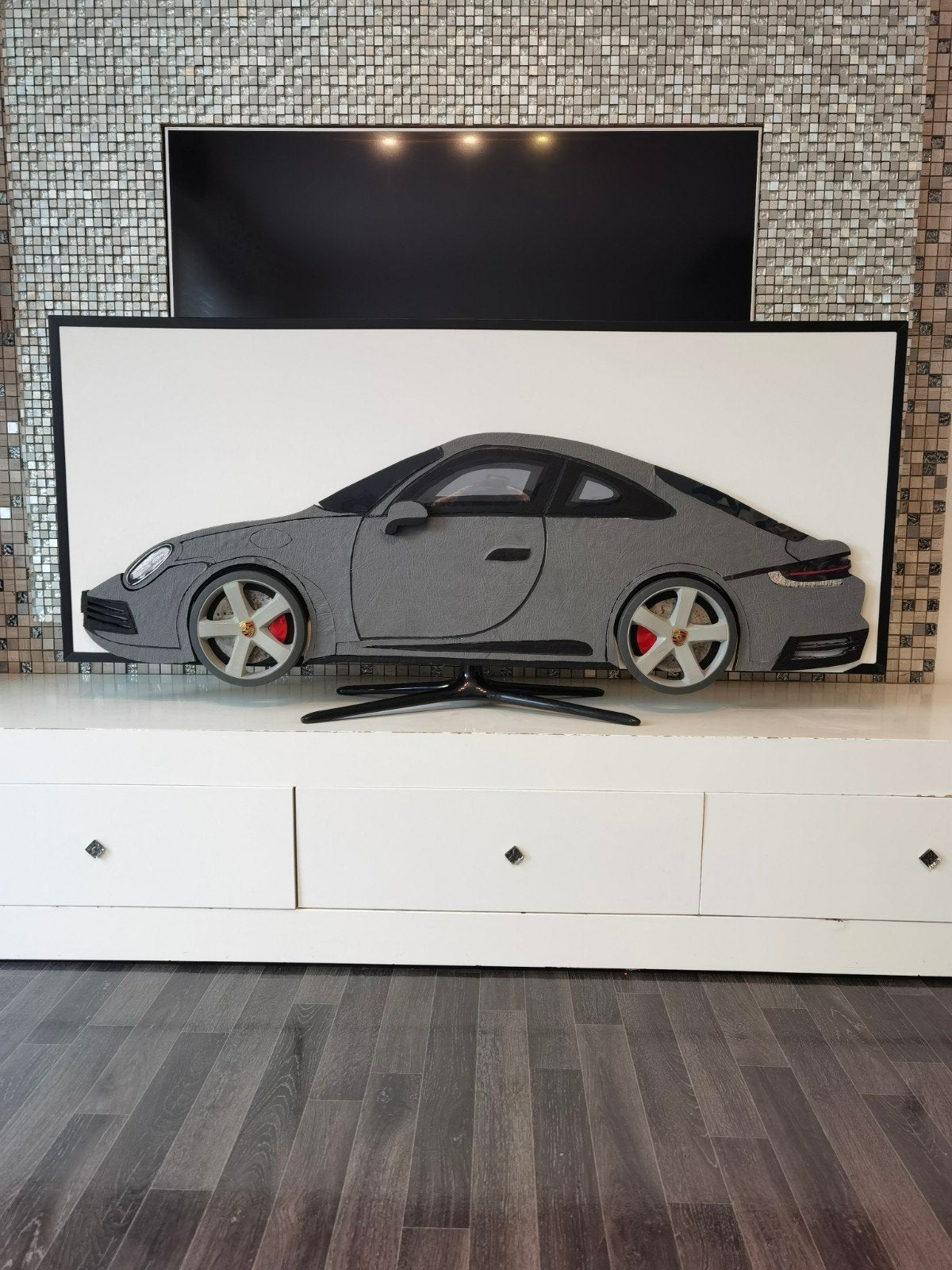 Prachtige groot porsche 911 3d poster | 992  deze mooi por, Verzamelen, Ophalen, Gebruikt, Rechthoekig Liggend, Overige onderwerpen