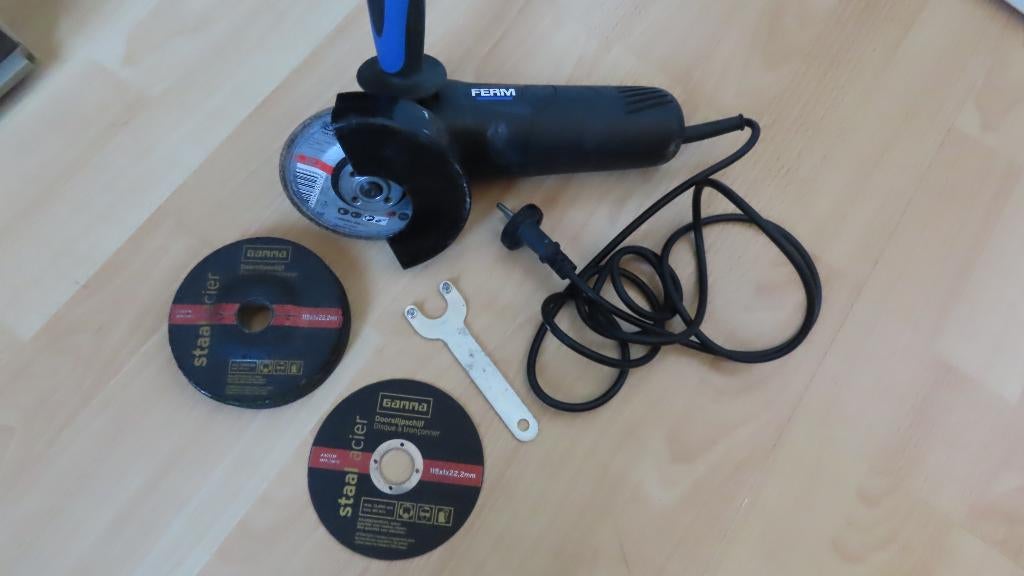 Haakse slijper, Doe-het-zelf en Verbouw, Gereedschap | Slijpmachines, Ophalen, Gebruikt, Minder dan 700 watt, Haakse handslijpmachine
