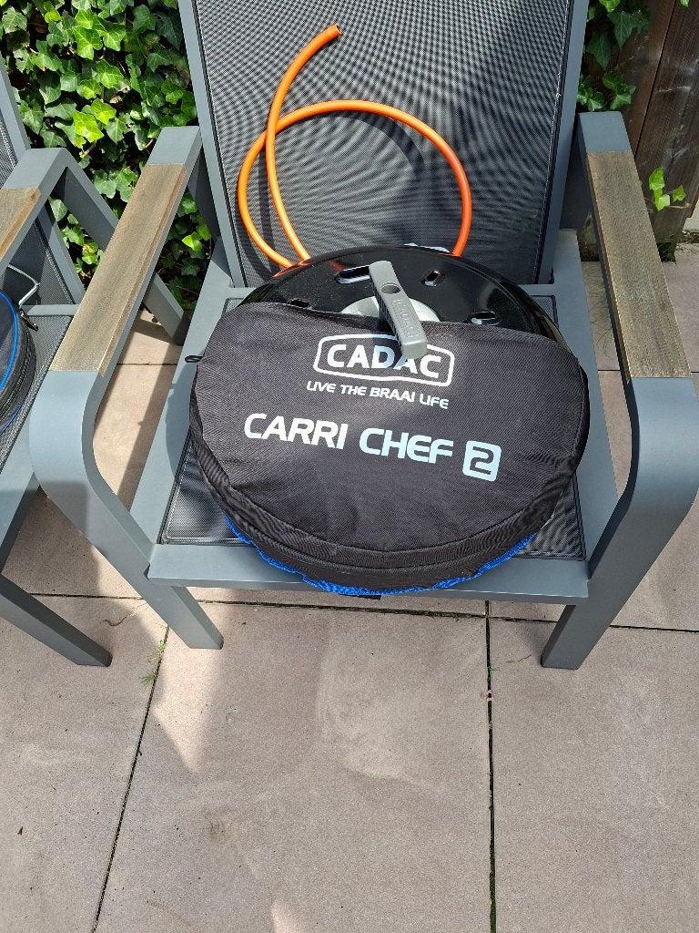 Skottel braai Cadac, Ophalen, Gebruikt