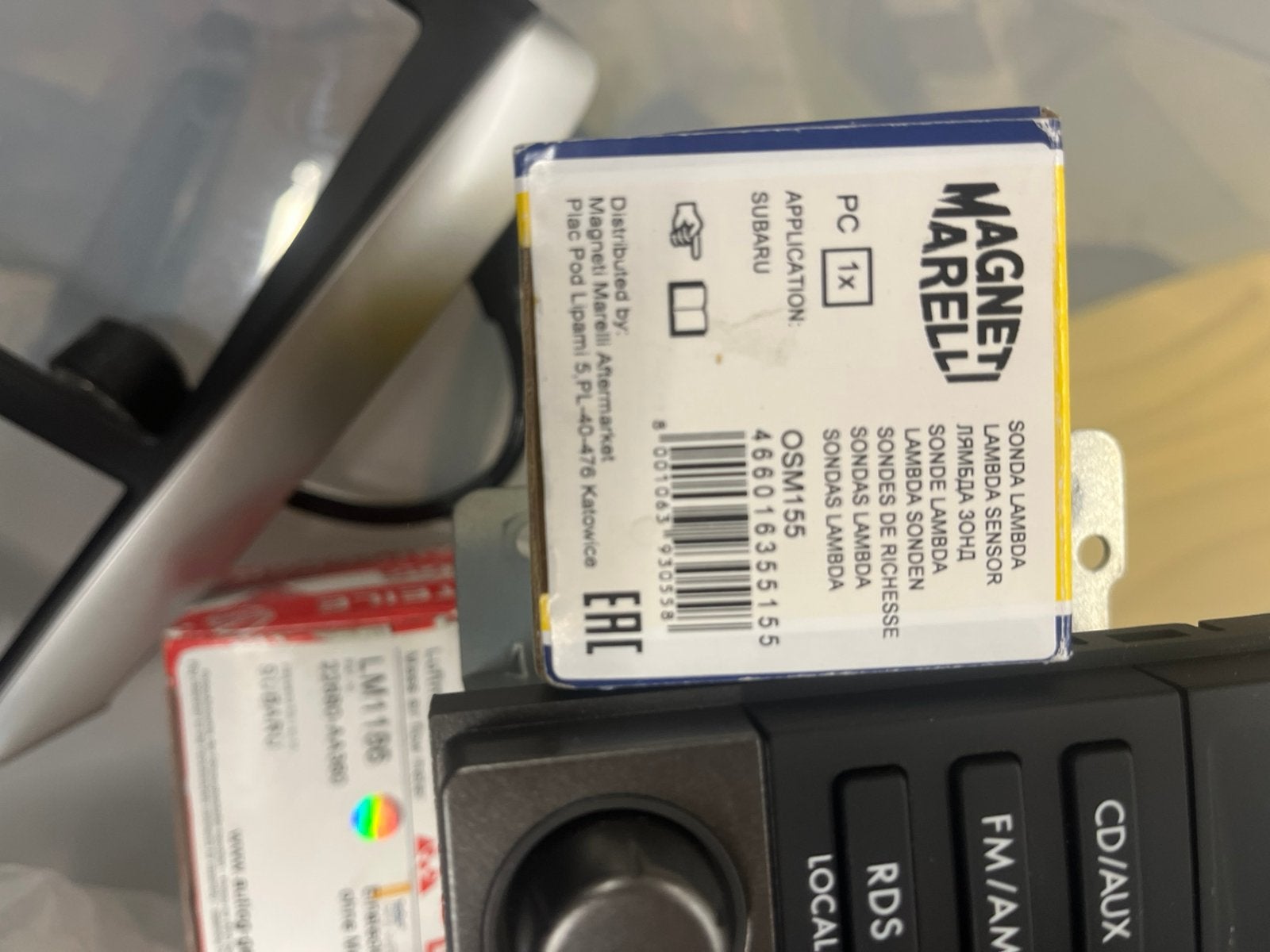 Subaru forester 2009 autoradio incl losse onderdelen nieuw), Auto diversen, Ophalen of Verzenden, Gebruikt