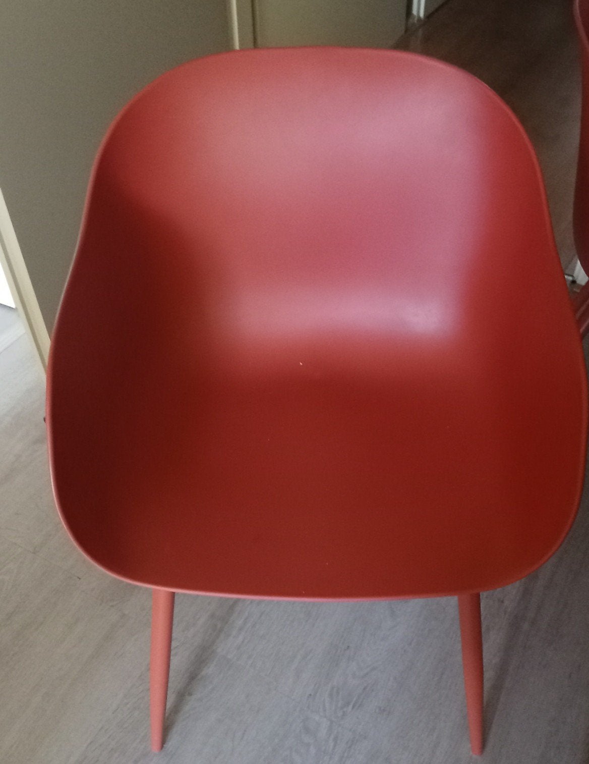 4 eet kamer stoelen, Ophalen, Kunststof, Gebruikt, Vier