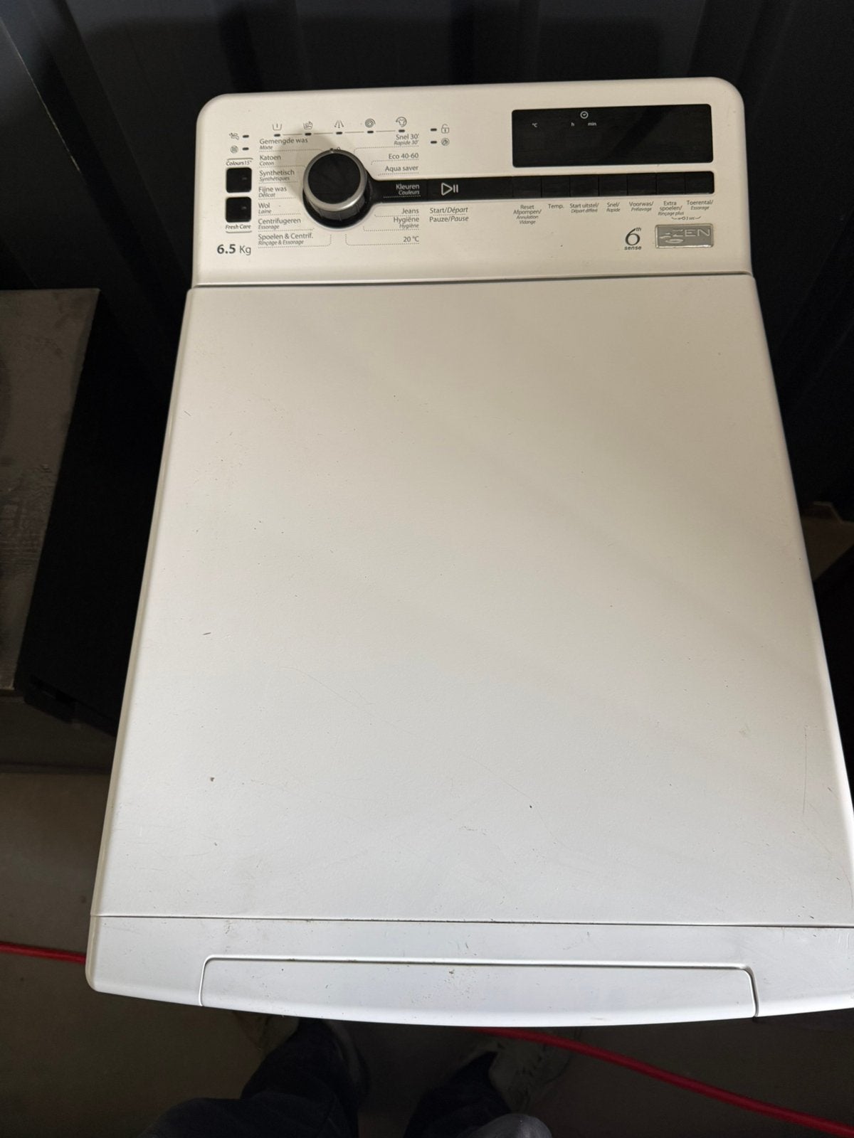 Whirlpool bovenlader zo goed als nieuw, Ophalen, 6 tot 8 kg, Overige typen, Zo goed als nieuw