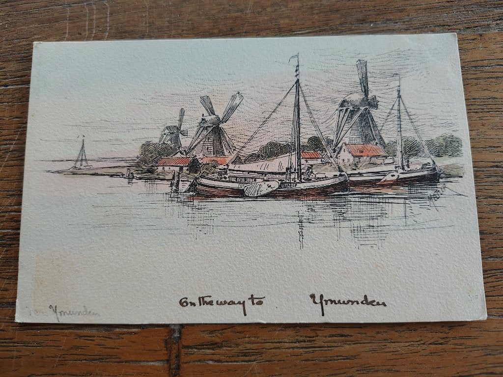 Schepen voor de molens Ijmuiden, Ophalen of Verzenden, 1960 tot 1980, Noord-Holland