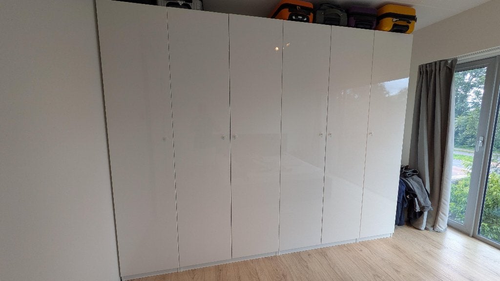 IKEA PAX kledingkast wit, Ophalen, 200 cm of meer, Zo goed als nieuw, 200 cm of meer