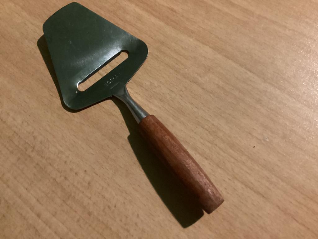 Vintage BOSKA mini kaasschaaf, harde kaas snijder, Ophalen of Verzenden, Zo goed als nieuw, Rvs of Chroom