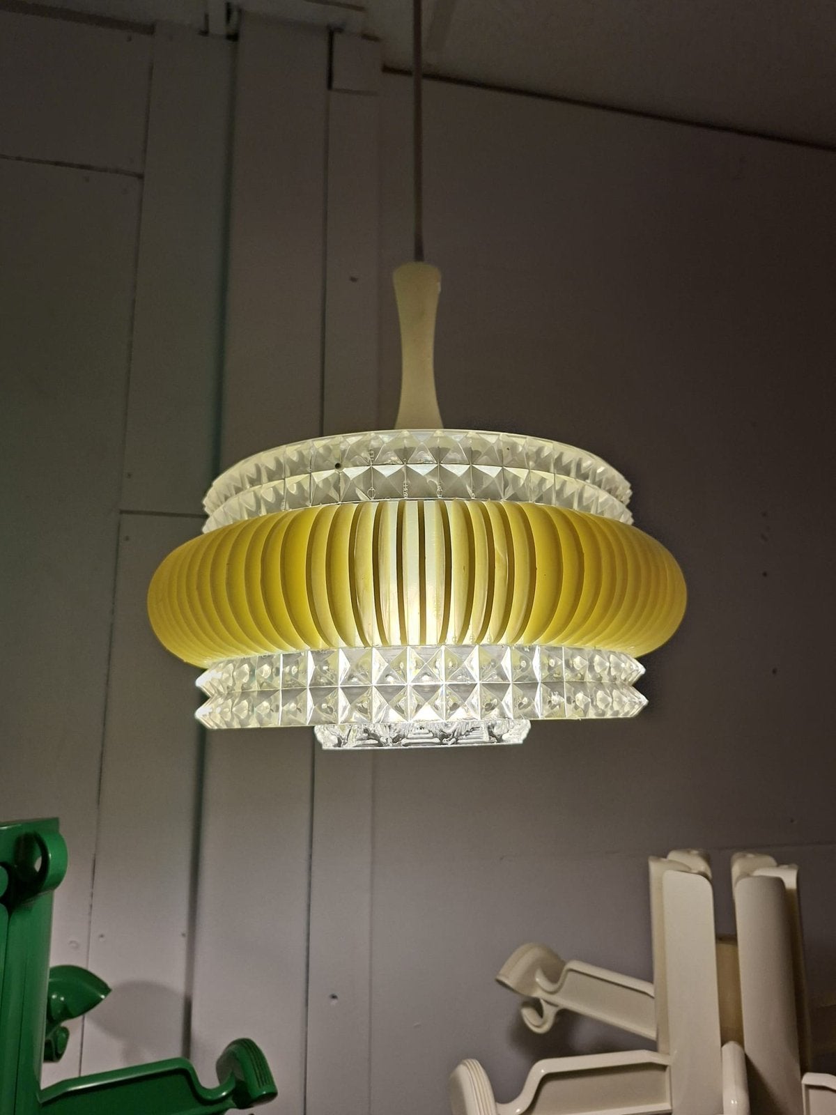 Drie retro vintage Space Age lampen, Ophalen, A, A, A