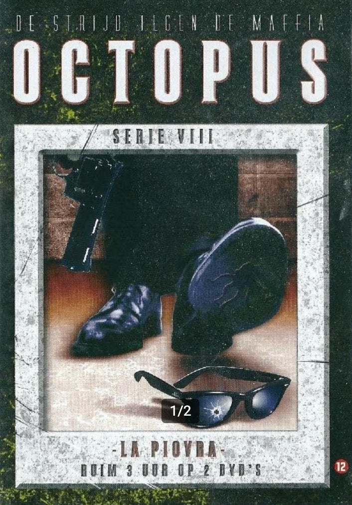 DVD Octopus serie VIII La Piovra. Italiaanse politieserie., Verzenden, Nederlands, Drama, Zo goed als nieuw
