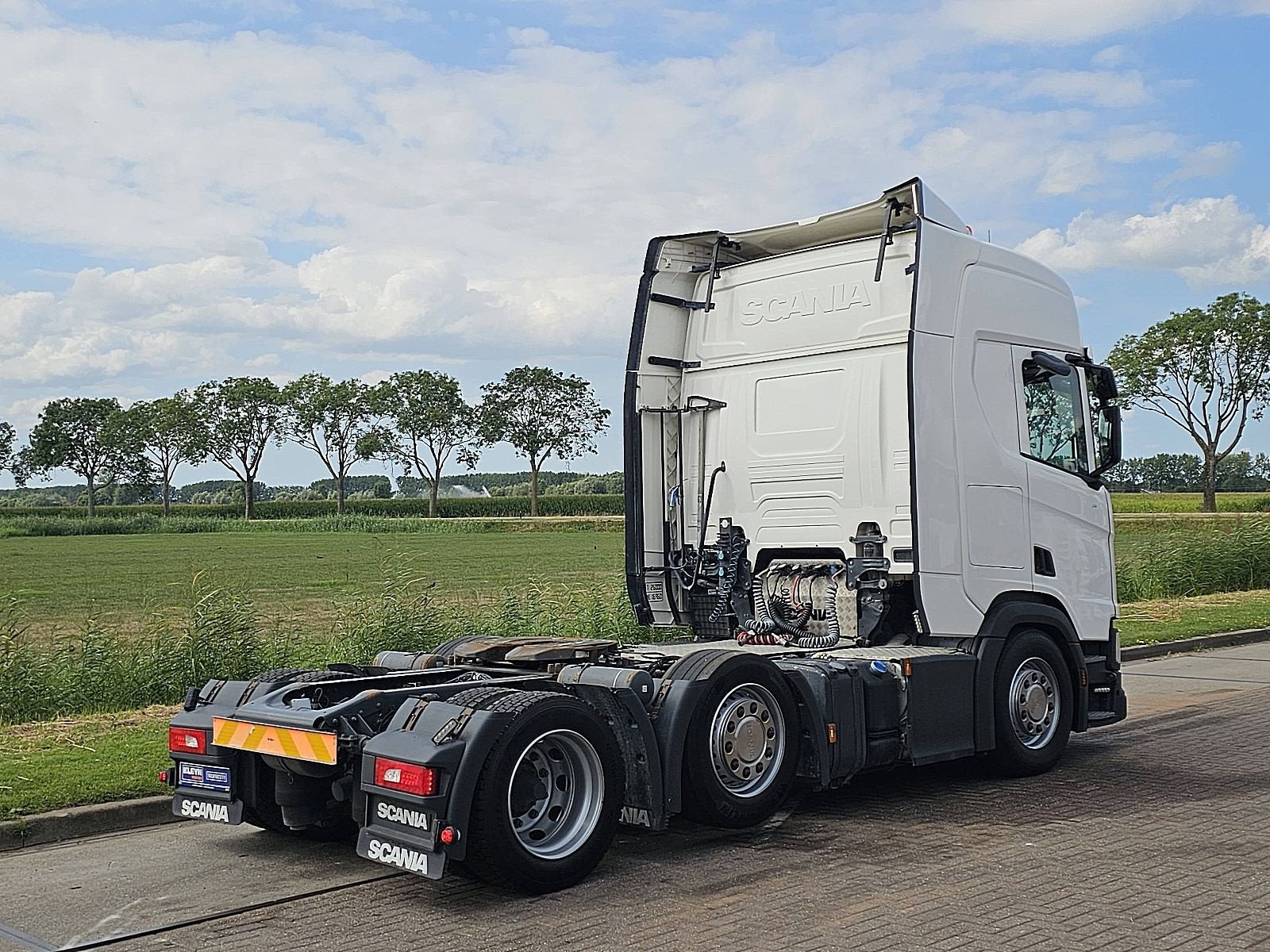 SCANIA R500 6x2/4 lb mega ret, Automaat, Euro 6, Scania, Wit