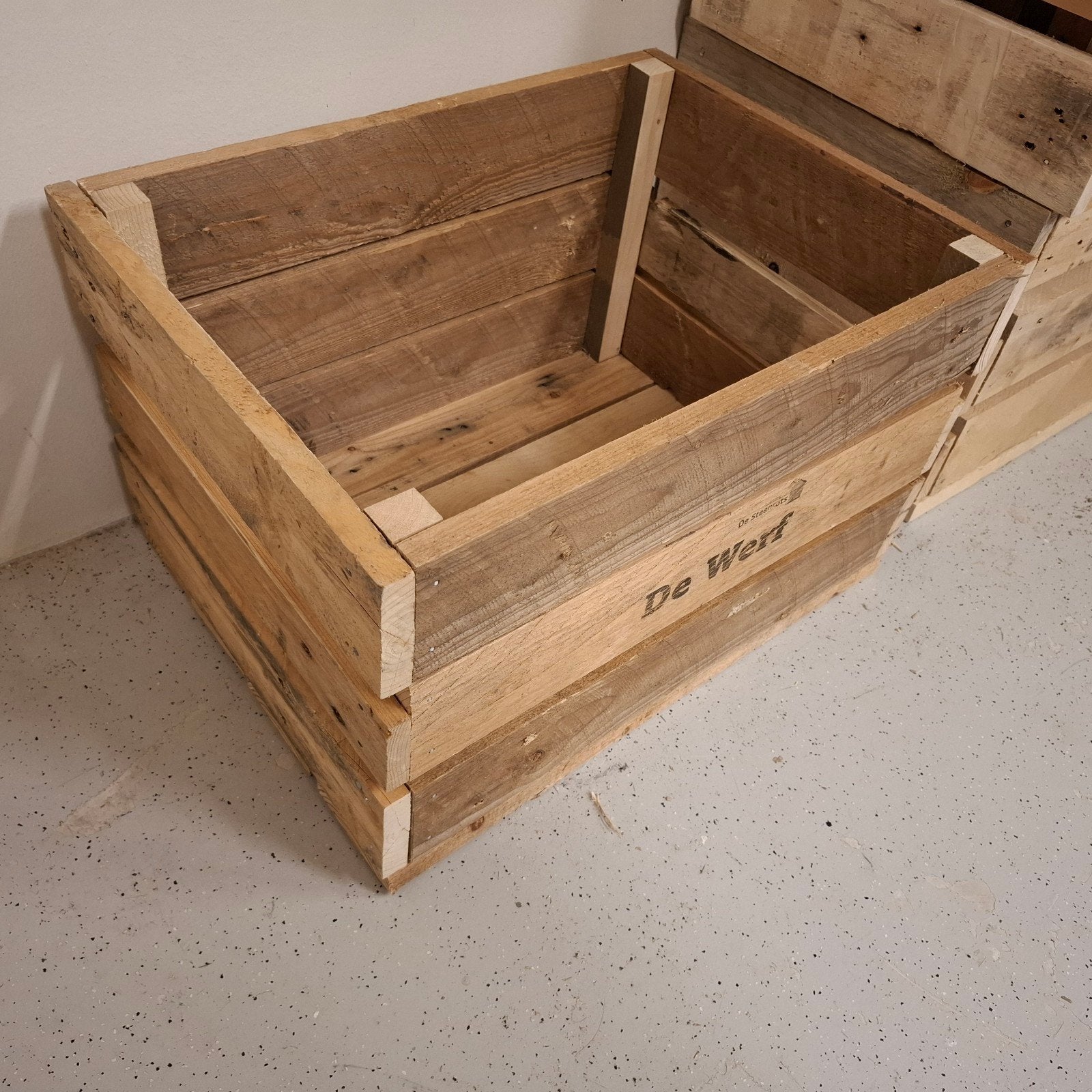 handgemaakte fruitkist van pallethout, Ophalen, Minder dan 50 cm, 50 tot 100 cm, Nieuw