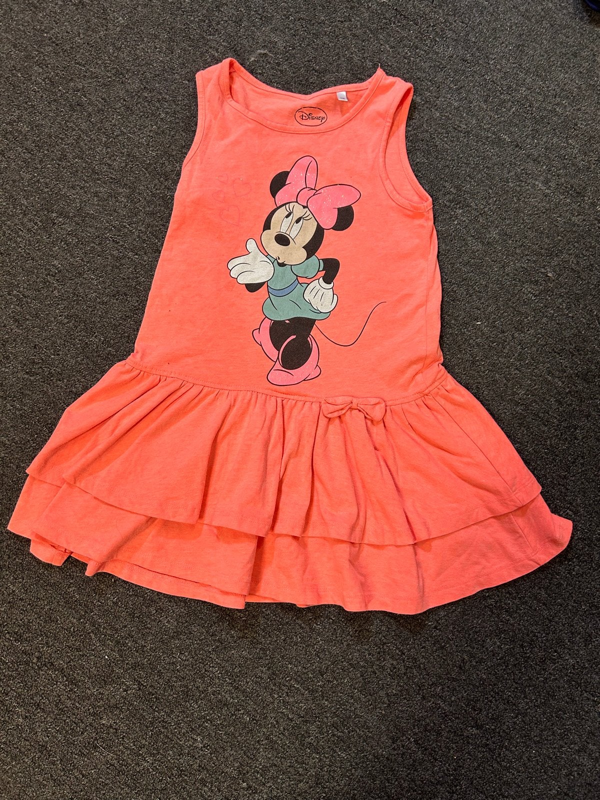 Minnie Mouse jurk maat 116, Kinderen en Baby's, Kinderkleding | Maat 116, Ophalen of Verzenden, Zo goed als nieuw, Meisje, Jurk of Rok