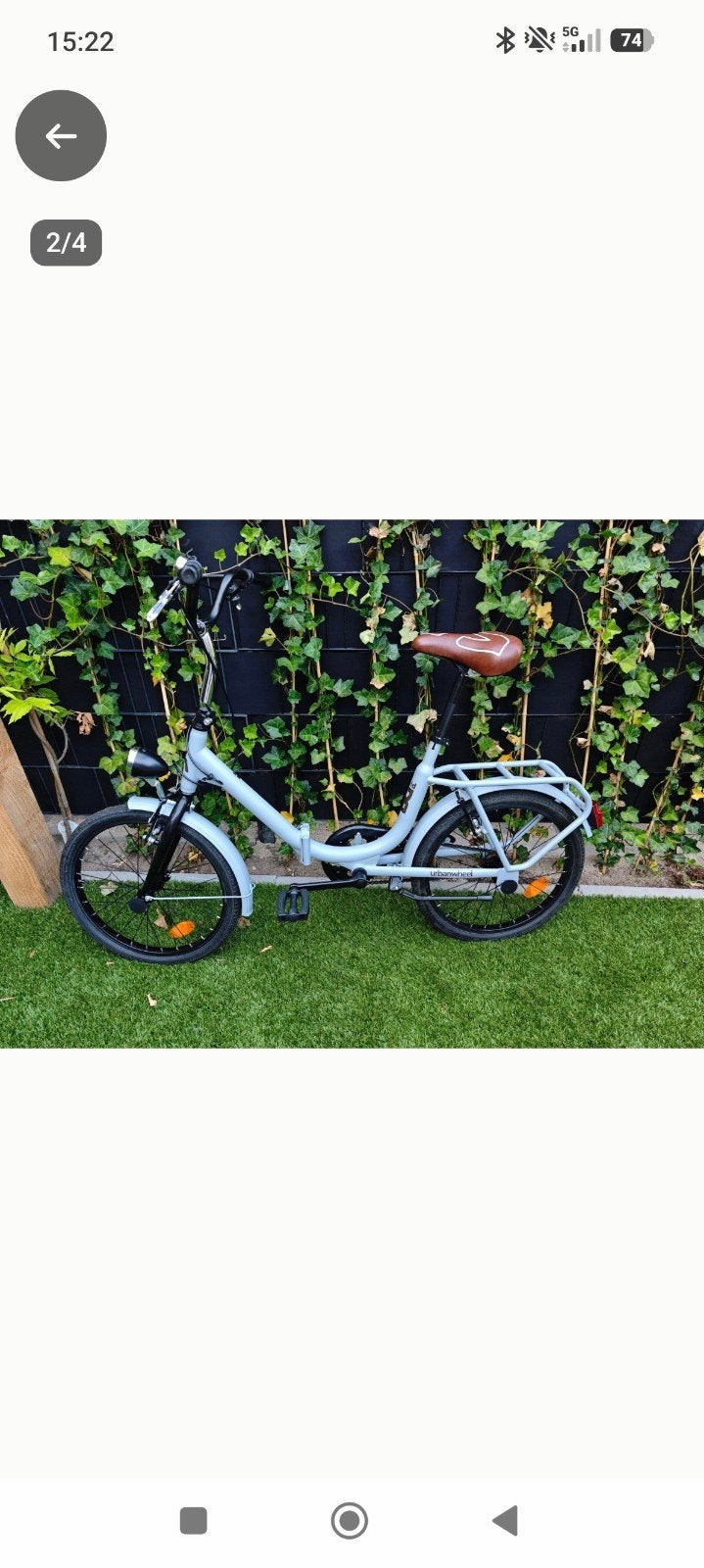 Urbanwheel vouwfiets - Zo goed als nieuw, 20 inch of meer, Velgrem, Zo goed als nieuw, Totaal opvouwbaar