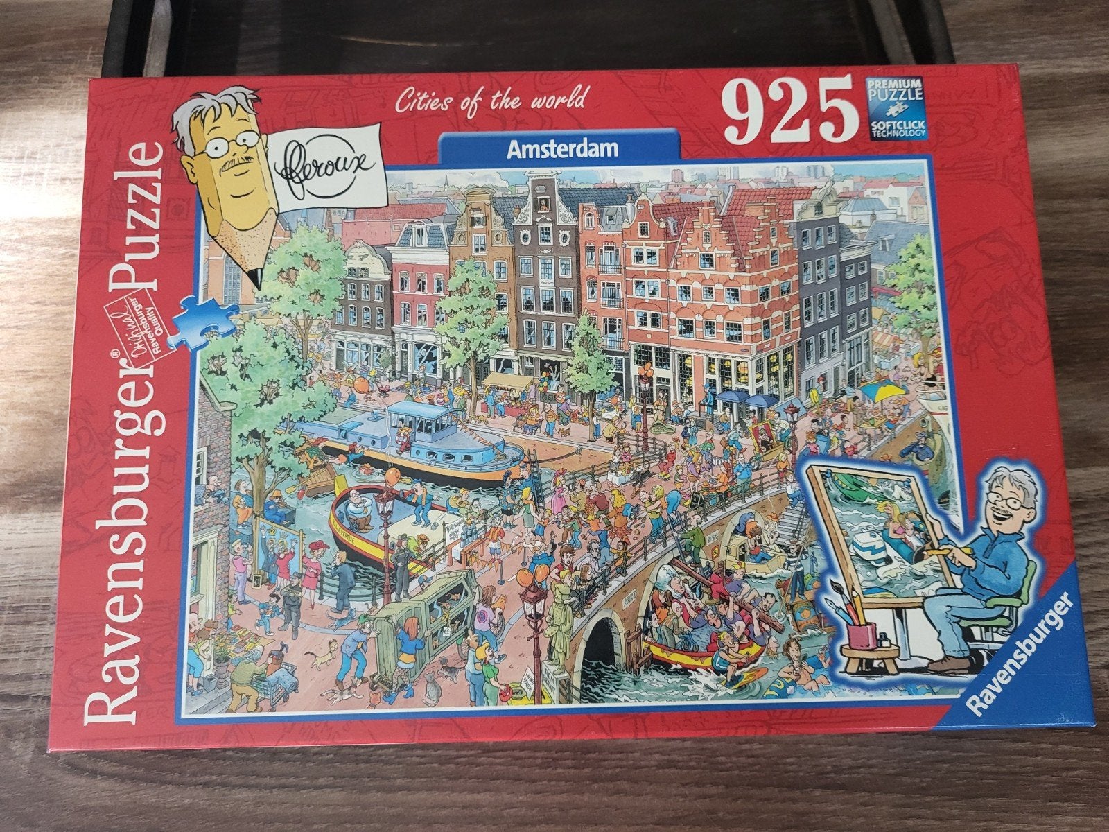 Legpuzzel Amsterdam 925 stukjes, Ophalen of Verzenden, 500 t/m 1500 stukjes, Zo goed als nieuw, Legpuzzel