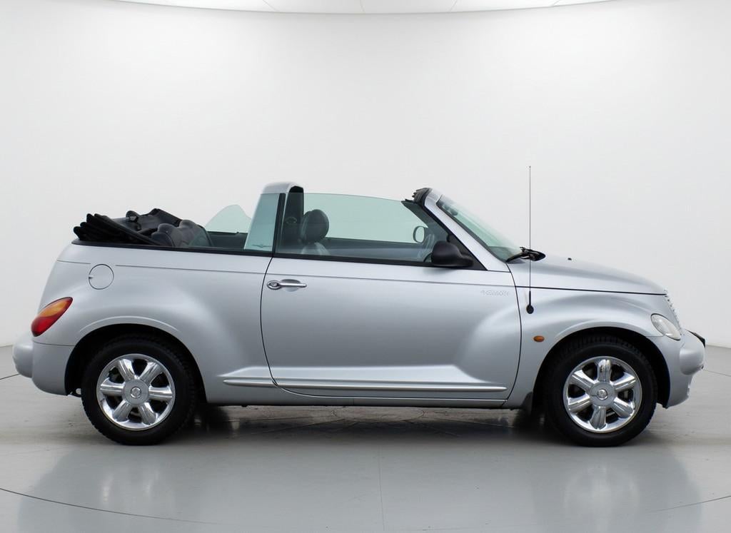 Chrysler PT Cruiser Cabrio 2.4i Limited|Cruise|Stoelverw.|AC, Auto's, Voorwielaandrijving, 450 kg, Gebruikt, Zwart