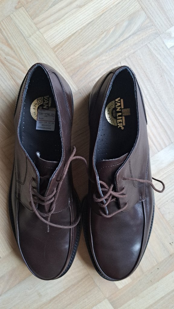 van Lier  schoenen bruine nieuwe mt 9  breed, Kleding | Heren, Ophalen, Bruin, Van Lier, Nieuw