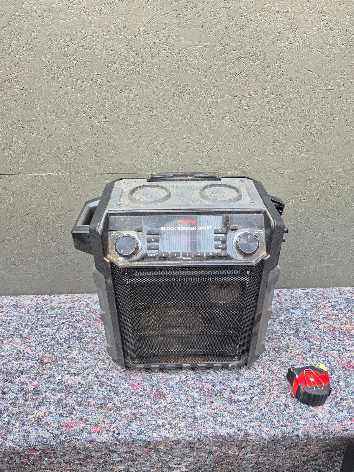 block rocker bleutooth speaker, Ophalen of Verzenden, Gebruikt, Zwart