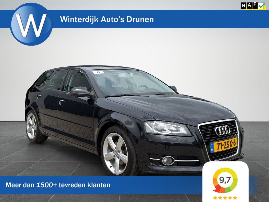 Audi A3 Sportback 1.2 TFSI Ambition Advance|Navigatie|NLauto, Auto's, Voorwielaandrijving, Euro 5, Gebruikt, 4 cilinders