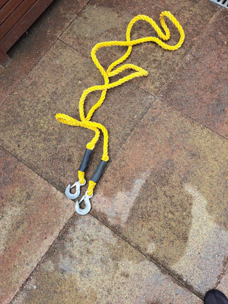 Sterke sleepkabel met haken, Ophalen of Verzenden, Gebruikt