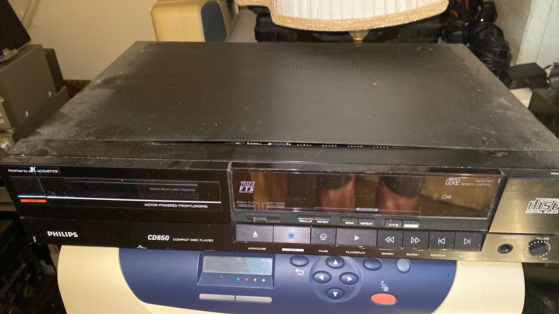 Philips CD650 CD speler, Ophalen of Verzenden, Gebruikt, Philips