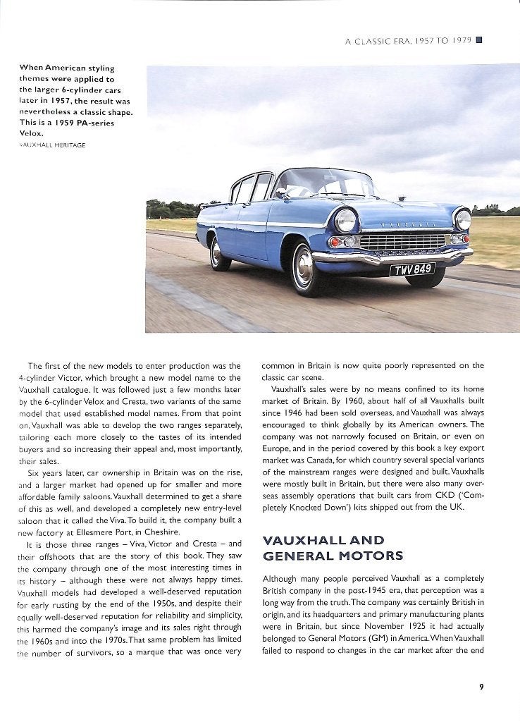 Vauxhall Cars of the 1960s and 1970s, Algemeen, Verzenden, Nieuw, James Taylor