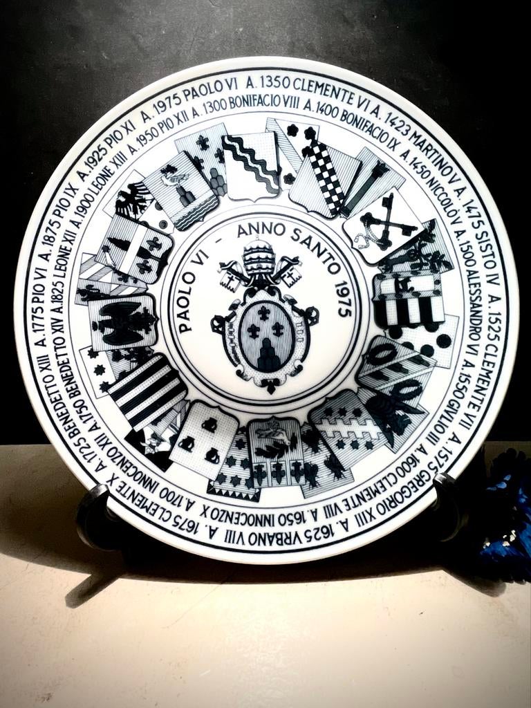 Richard Ginori Herdenkingsbord Heilig Jaar 1975 Rome, Verzenden