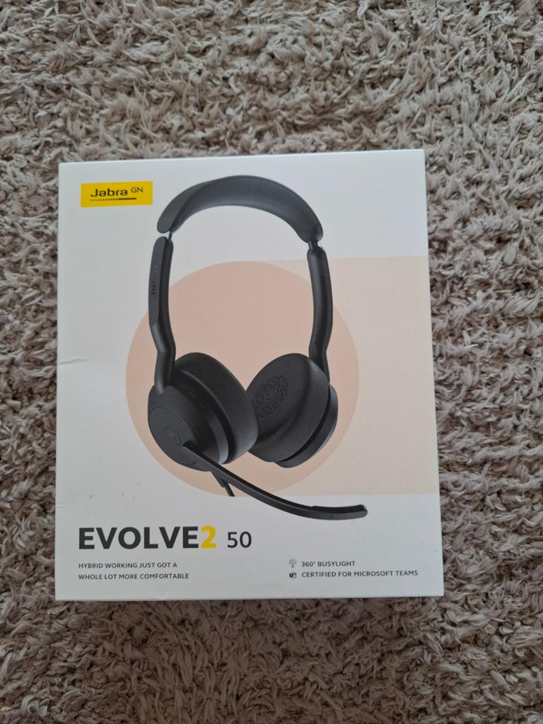 Jabra koptelefoon evolve2 50. Nog nieuw in doos, Ophalen of Verzenden, Nieuw, Overige merken