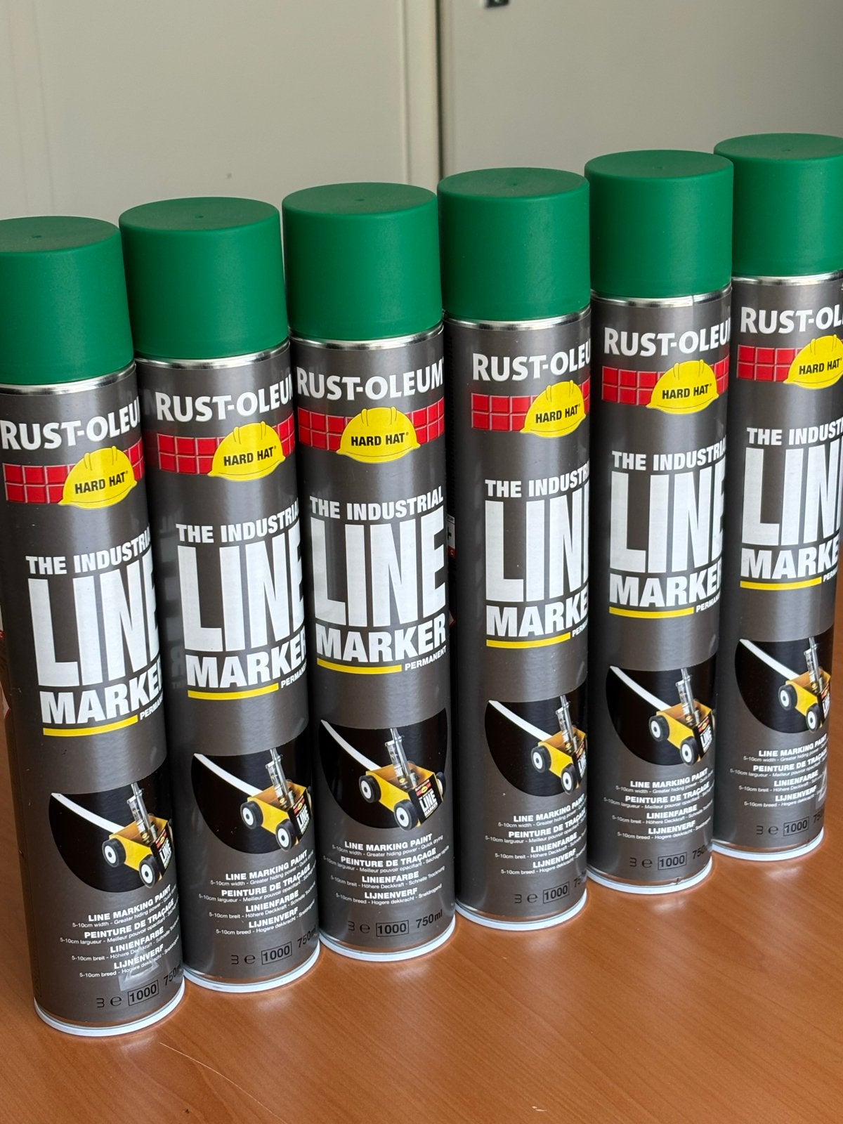 Rust-Oleum Lijnmarker Verf - Groen (750ml), Nieuw, Ophalen of Verzenden, Verf, Minder dan 5 liter