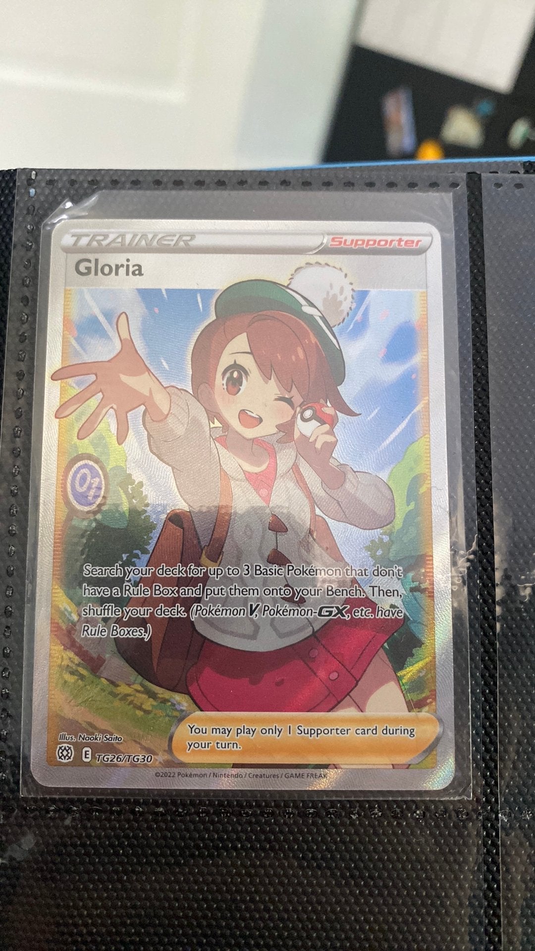 Pokémon TCG Gloria Trainer Kaart TG26/TG30, Ophalen of Verzenden, Zo goed als nieuw, Losse kaart, Foil