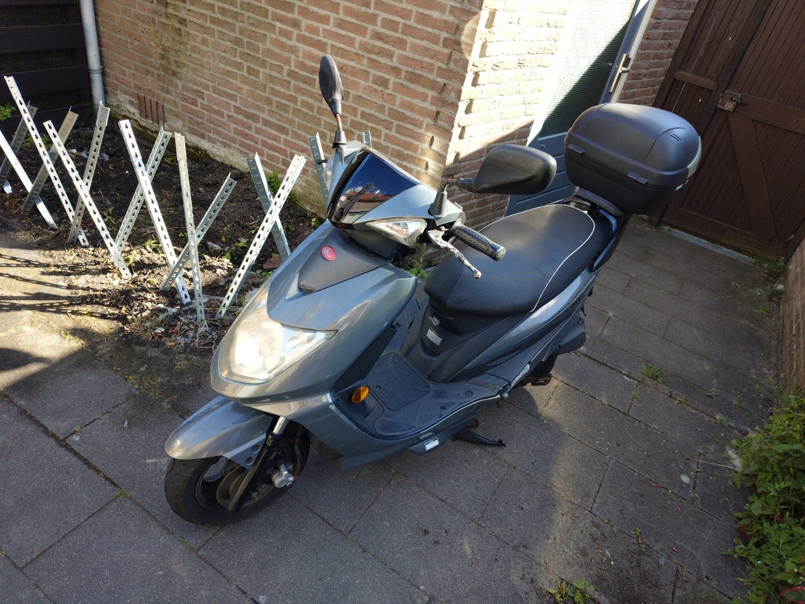 Kymco VP50 brommer (geel kenteken), Ophalen, Gebruikt, Kymco, Maximaal 45 km/u