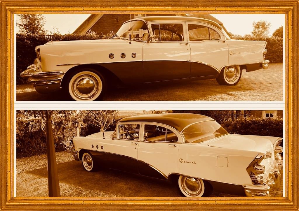 Buick Special Sedan 1955 Wit, Stof, 5276 cc, 2020 kg, Wit