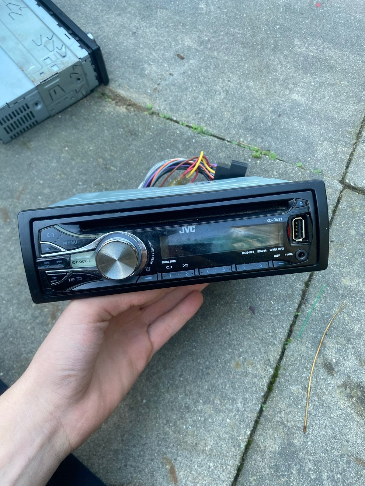 JVC KD-R431 Autoradio met USB en AUX, Ophalen, Gebruikt
