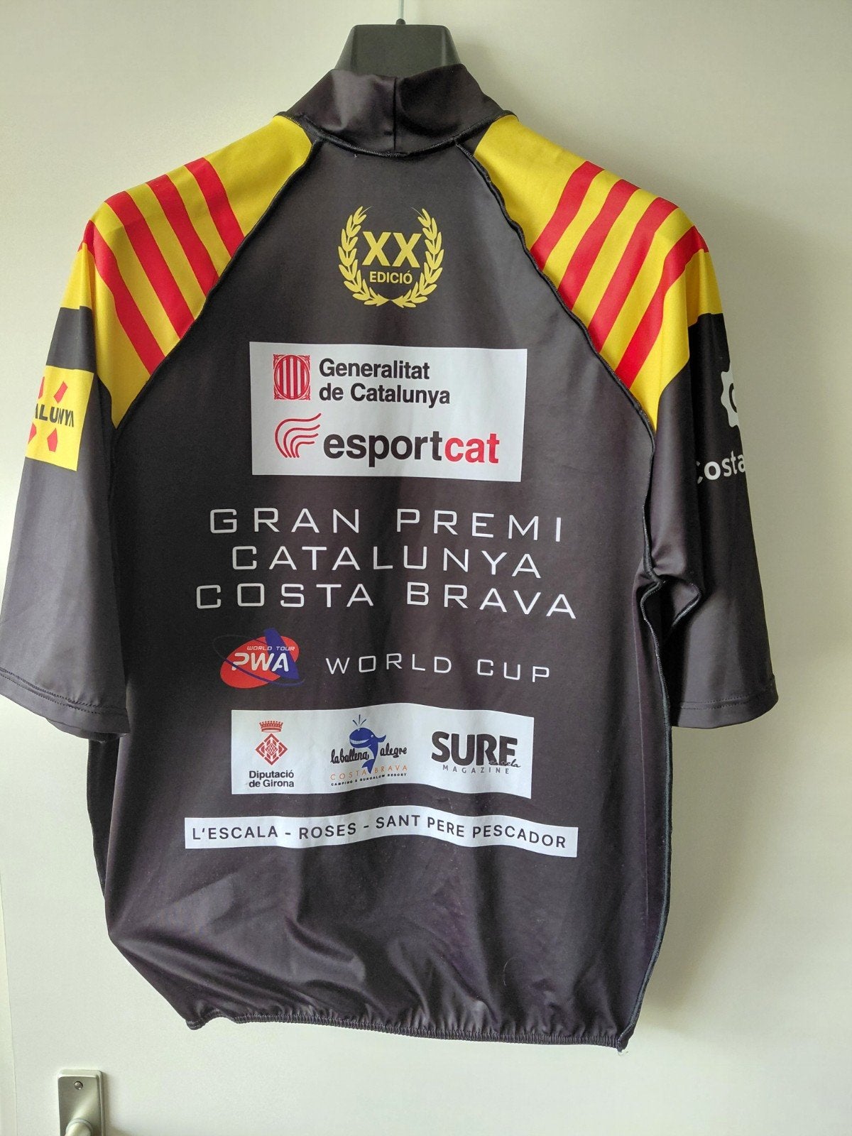 Wielershirt Gran Premi (grote prijs) Catalunya Costa Brava, Maat 52/54 (L), Onbekend, Zwart, Ophalen of Verzenden