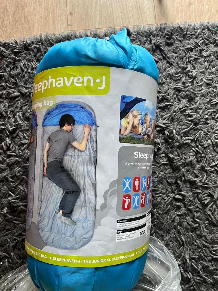 Slaapzak. voor kinderen extra breed, Caravans en Kamperen, Ophalen of Verzenden, Nieuw