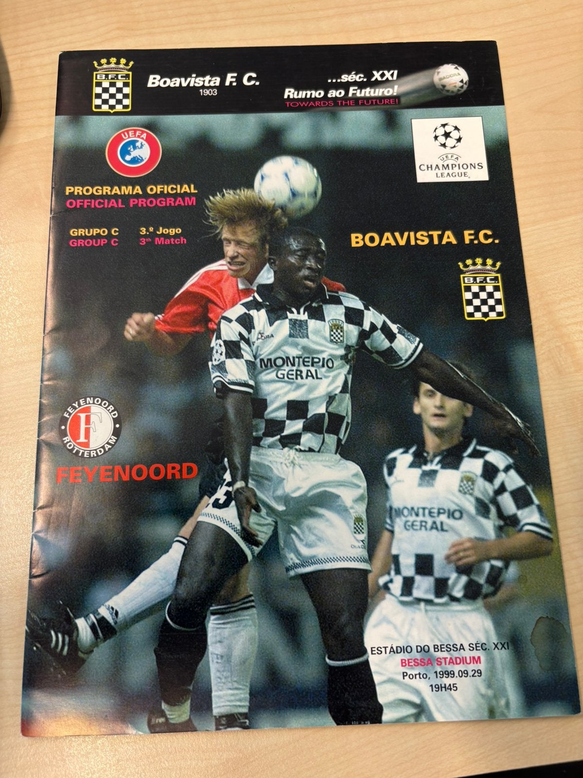 Boavista - Feyenoord programmaboekje, Verzamelen, Ophalen of Verzenden, Nieuw, Feyenoord, Boek of Tijdschrift