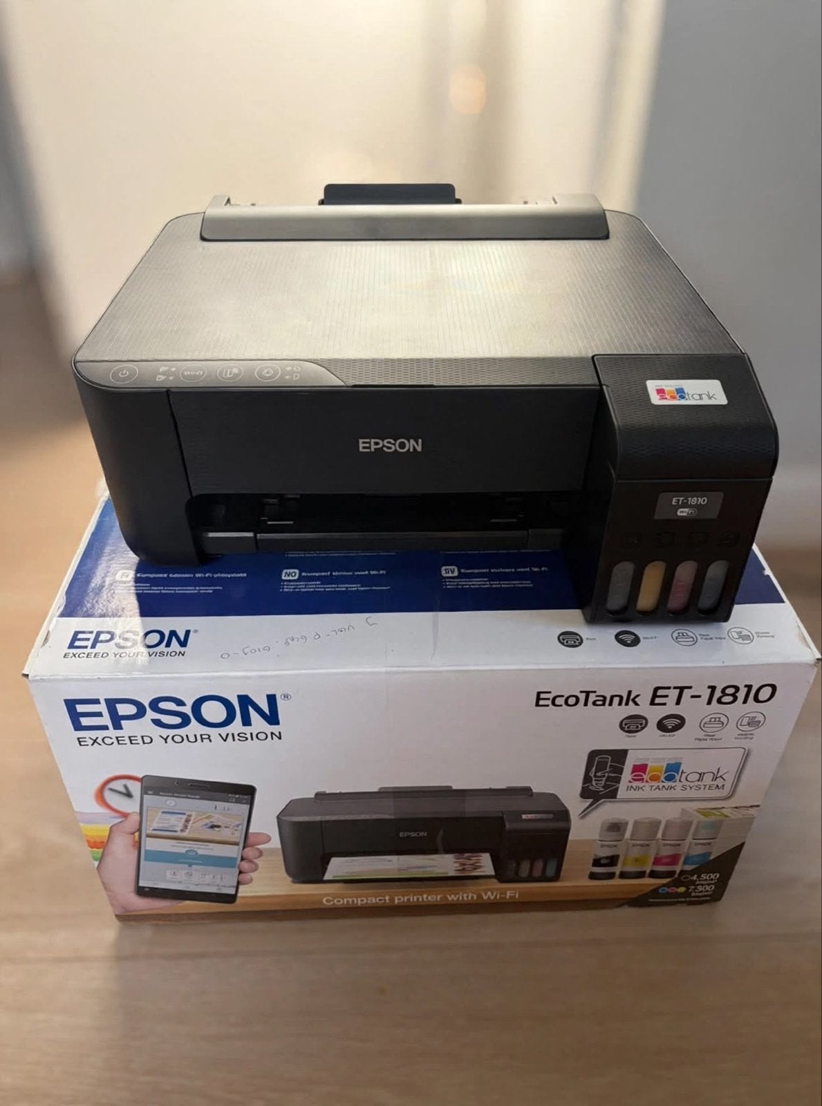 Sublimatie printer: Epson EcoTank ET-1810 met Wi-Fi, Printer, Inkjetprinter, Kleur printen, Ophalen of Verzenden