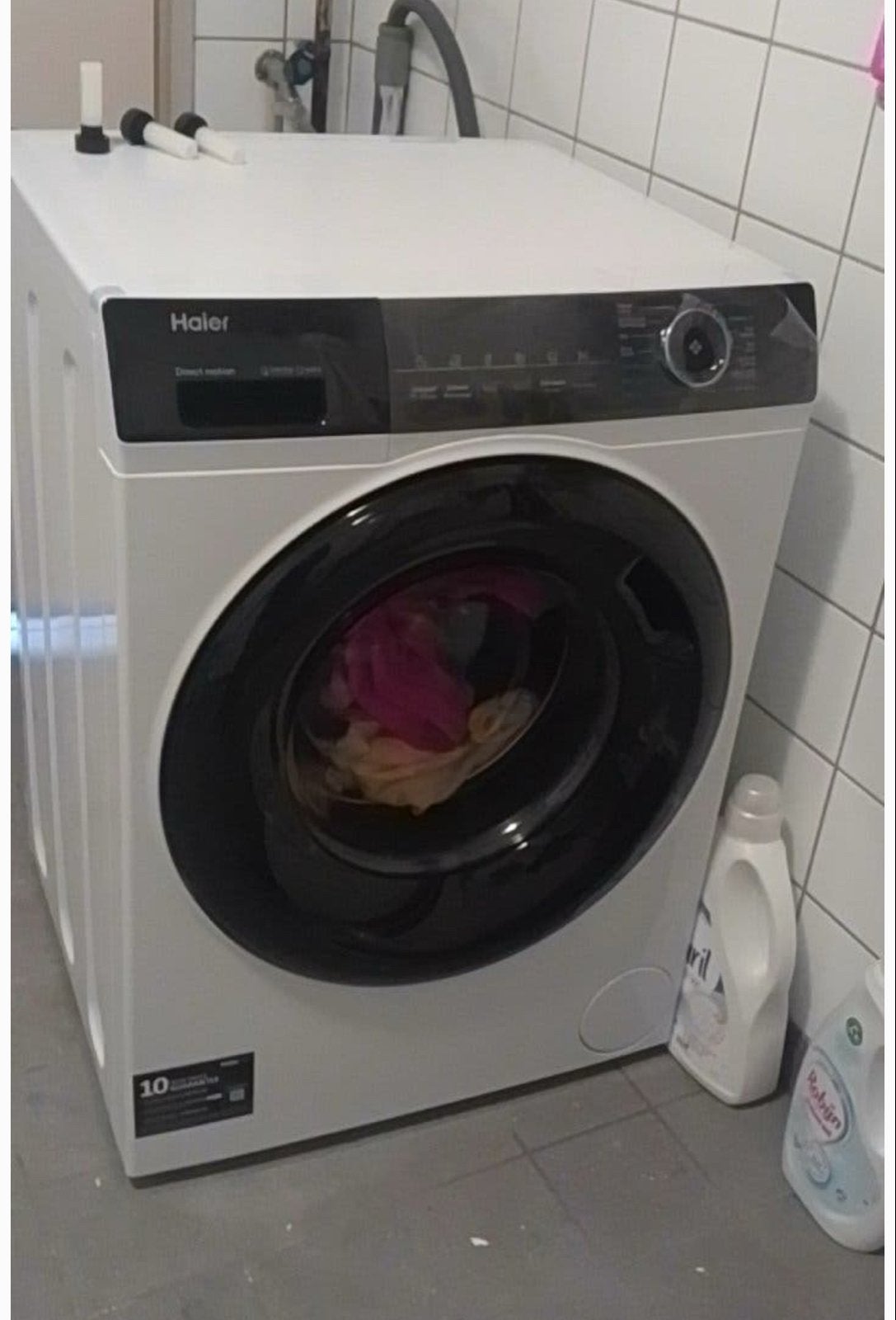 95% Nieuwe Haier HW80-B14939 i-Pro 3 Silence wasmachine 8kg, Ophalen, Nieuw, 1200 tot 1600 toeren, 6 tot 8 kg