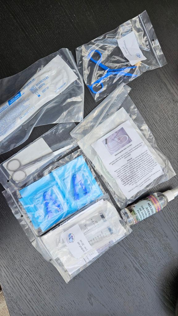 Hondenbevallings pakketje, Ophalen of Verzenden