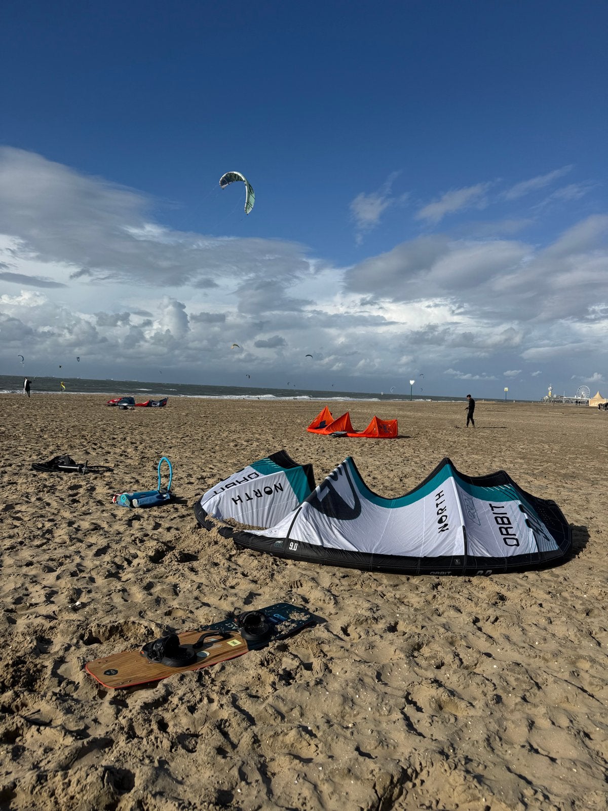 North Orbit Pro 2025 9m - Perfecte staat, Kite Only, Watersport en Boten, 9 m², Geen board, Ophalen of Verzenden, Zo goed als nieuw