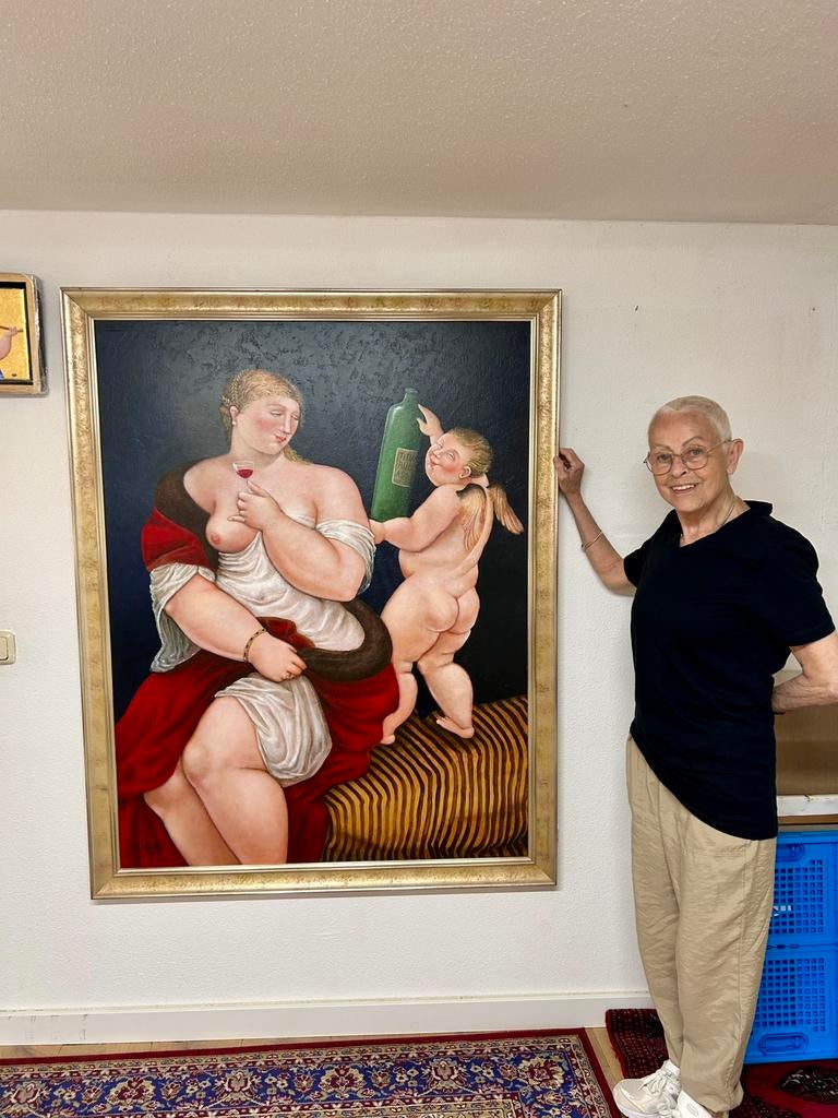 Ada Breedveld schilderij, Ophalen