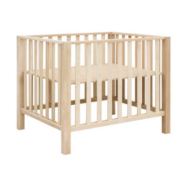 Houten box Bopita met verstelbare bodem en wieltjes, Ophalen, Zo goed als nieuw, In hoogte verstelbaar