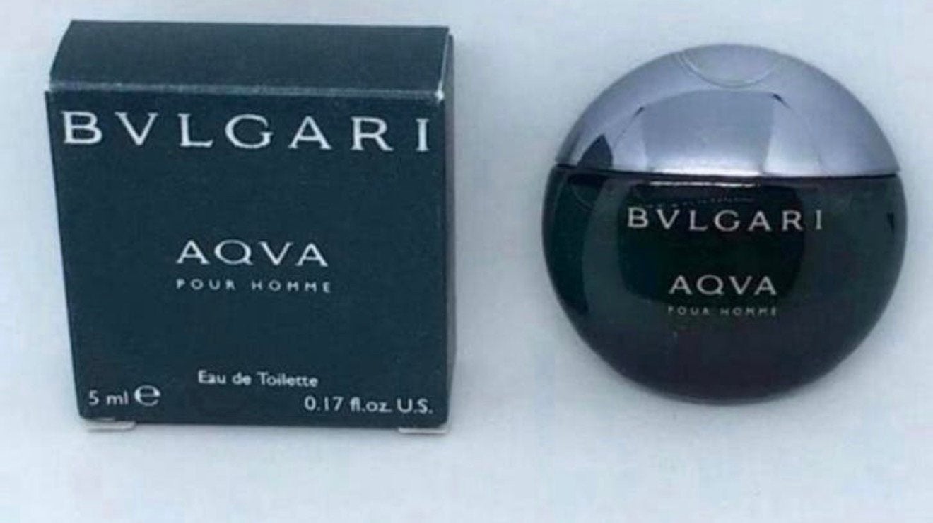 Miniatuur Aqva pour homme Bvlgari 5 ml eau de toilette, Verzenden, Nieuw, Miniatuur, Gevuld