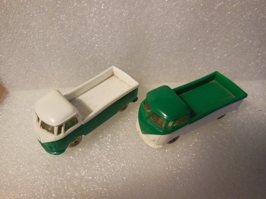 LEGO 259/659- 2x VW T1 Pick ups 1:87 Gr./Wit.+ Wit./Gro., Hobby en Vrije tijd, Modelauto's | 1:87, Ophalen of Verzenden, Gebruikt