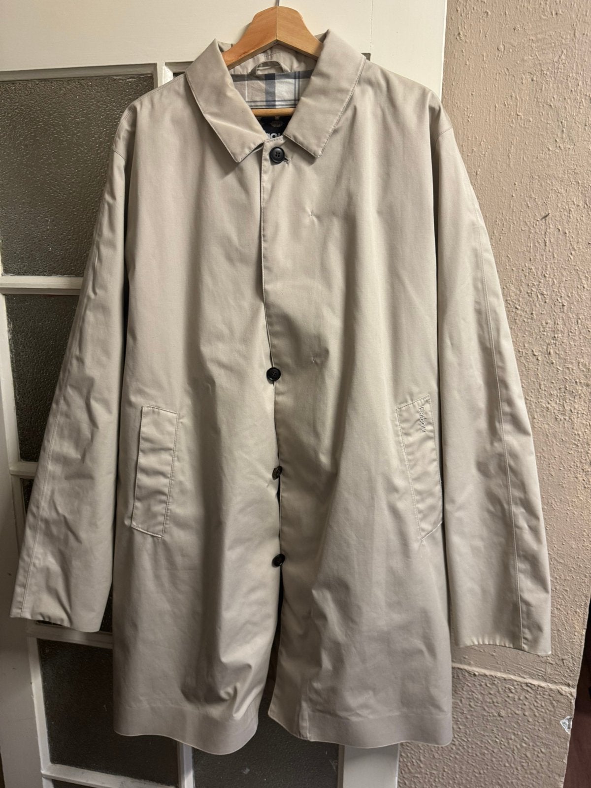 Barbour trench coat, Ophalen of Verzenden, Zo goed als nieuw