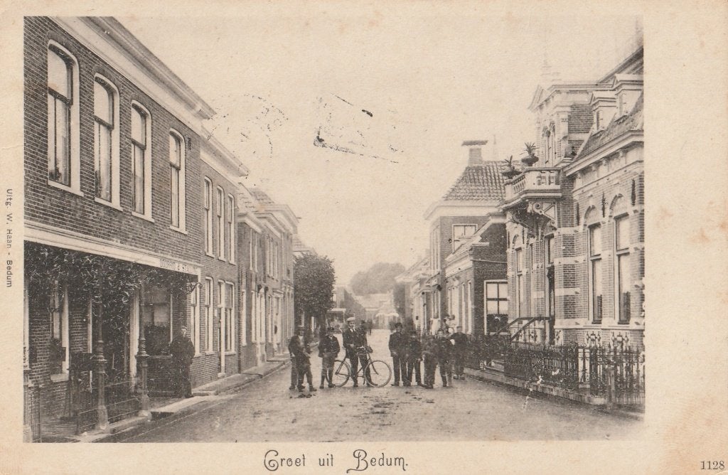 Bedum, groet uit. Gemeente Het Hogeland, Verzenden, Voor 1920, Gelopen, Groningen