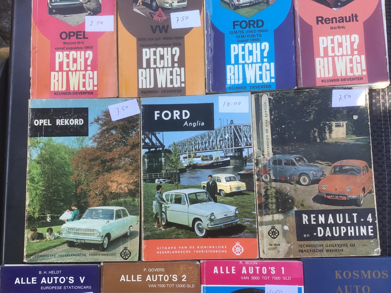 Diverse klassieke auto boeken: Opel, Ford, Renault, VW, Ophalen of Verzenden, Gelezen, Algemeen
