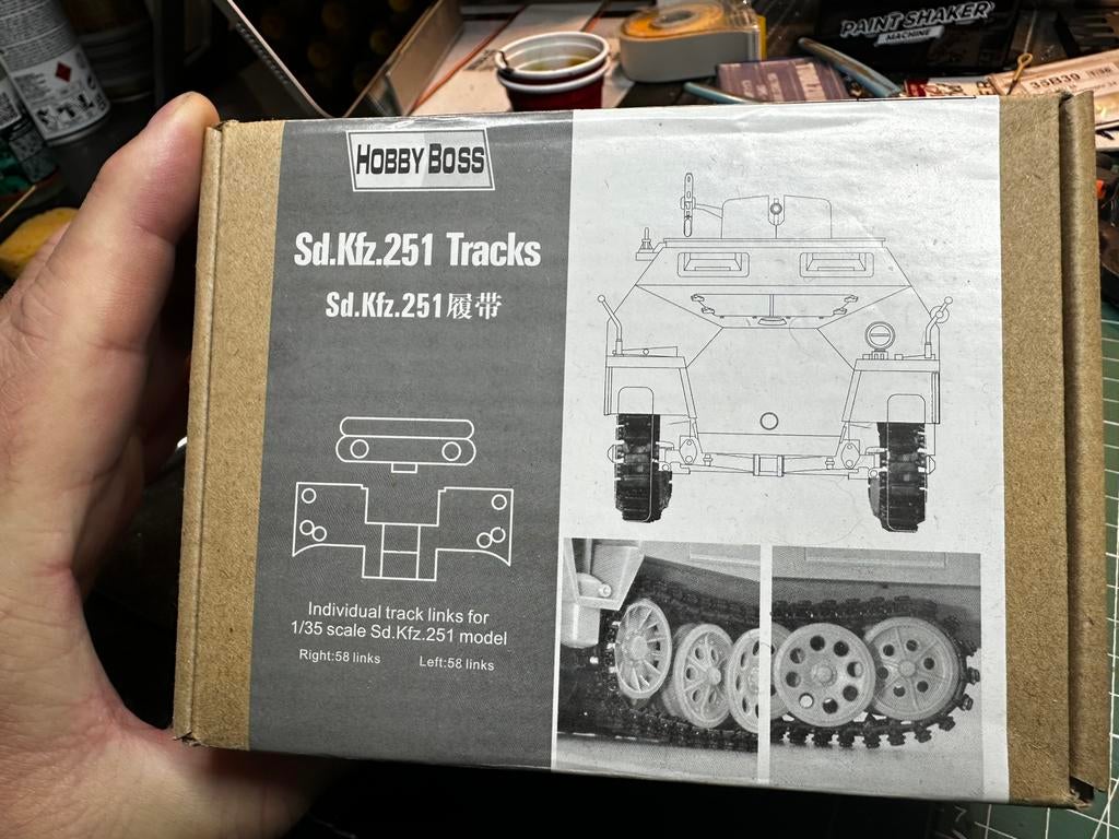 Sd.kfz 251 tracks, Overige merken, Tank, Verzenden, 1:32 tot 1:50