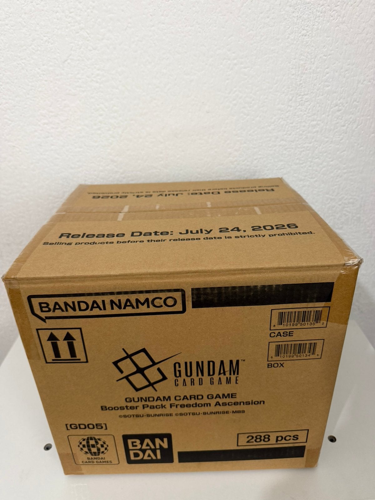 Gundam Card Game GD05 Freedom Ascension Sealed Case, Ophalen, Nieuw, Starterdeck, Foil