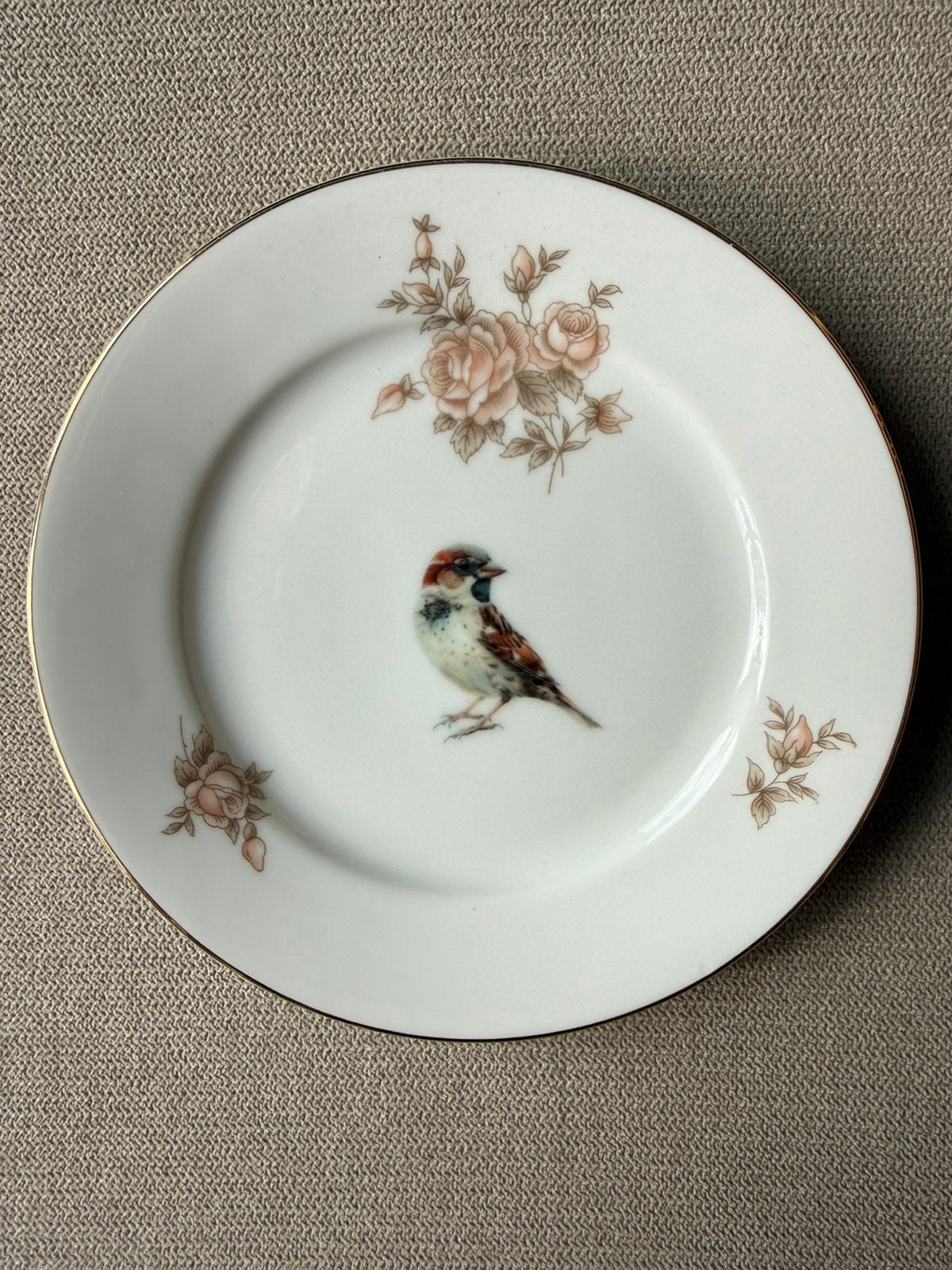 Vintage Thomas Germany porseleinen bordje mus rechts, Antiek en Kunst, Ophalen of Verzenden