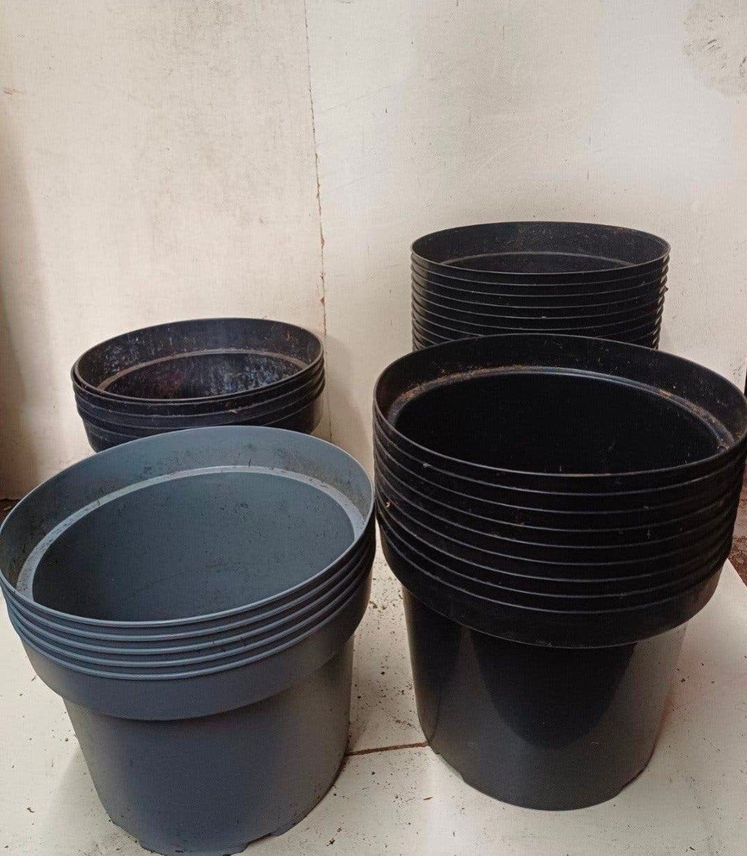 Kweekpotten plantenpotten bloempotten 10 liter, Kunststof, Gebruikt, Rond, Ophalen of Verzenden